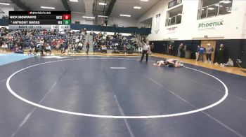 174 lbs Quarterfinal - Anthony Matas, Misericordia vs Nick Montanye, Messiah