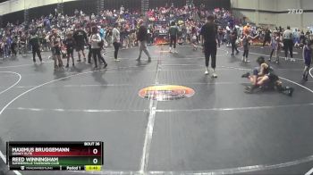 90 lbs Quarterfinal - Reed Winningham, Summerville Takedown Club vs Maximus Bruggemann, Legacy Elite