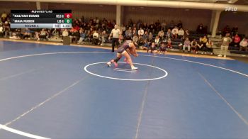 130 lbs Round 3 - Kaliyah Evans, Bellevue East vs Maia Ruben, Lincoln Southeast