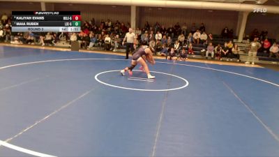 130 lbs Round 3 - Kaliyah Evans, Bellevue East vs Maia Ruben, Lincoln Southeast