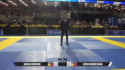 Lincoln Edward Davaul vs Nicholas Ostrovski 2025 Pan Kids Jiu-Jitsu IBJJF Championship