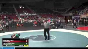 126 lbs Cons. Round 7 - Hunter Jones, Hickory Ridge vs Jack Mcarthur, Uwharrie Charter