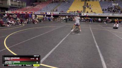 157 lbs Quarters & 1st Wb (16 Team) - Matty Bianchi, Little Rock vs Legend Lamer, Cal Poly