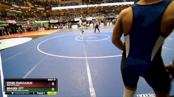 215 lbs Champ. Round 1 - Braden Ott, Eagle River High School vs Sithri Fainuulelei, Bartlett High