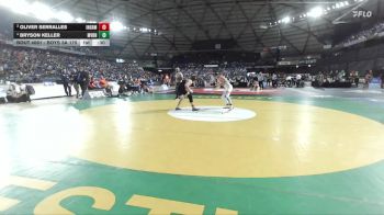 Boys 3A 175 lbs 3rd Place Match - Oliver Serralles, Ingraham vs Bryson Keller, Mount Vernon