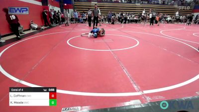 73 lbs Consi Of 4 - Lane Coffman, Claremore Wrestling Club vs Kruze Meade, Bartlesville Wrestling Club