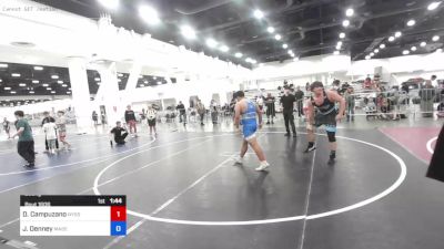 285 kg Rr Rnd 1 - Diego Campuzano, Nyssa Mat Club vs Jaxon Denney, Madera Grapplers WC