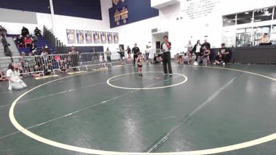 38 lbs Semifinal - Brielle Cablay, Pounders Wrestling Club vs Benjamin Saenz, Threshold Wrestling Club