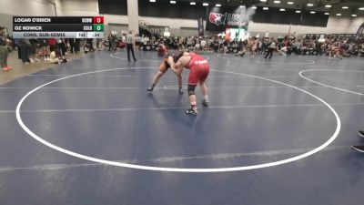 285 lbs Cons. Sub-semis - Logan O'Brien, Hill Country Wildcats Wrestling Club vs Oz Nowick, Colorado