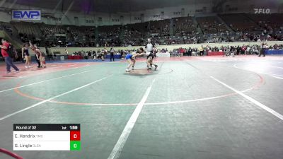 113 lbs Round Of 32 - Elli Hendrix, Tahlequah Middle School vs Gemma Lingle, Glenpool Warriors