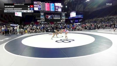 105 lbs Cons. Rd Of 32 - Rylin Plant, WY vs Catherine Orndorff, MD