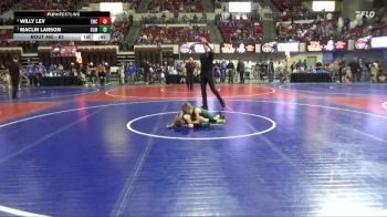 62 lbs Cons. Round 2 - Willy Lev, Ennis Wrestling Club vs Maclin Larson, Ennis Wrestling Club
