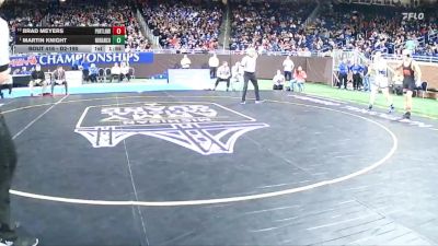 D2-190 lbs 1st Place Match - Martin Knight, North Branch vs Brad Meyers, Portland