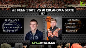 157 lbs M, Jason Nolf vs Joe Smith, OK State