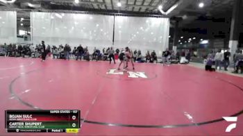 157 lbs Cons. Round 5 - Carter Shupert, Great Neck Wrestling Club vs Bojan Sulc, NOVA Wrestling Club