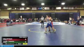 220 lbs Cons. Round 3 - Eric Peteque, La Junta vs Daniel Caraveo, Poudre