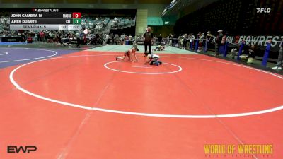 70 lbs Semifinal - John Cambra IV, Mat Assassins vs Ares Duarte, California Grapplers