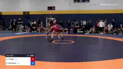 50 kg Final - Charlotte Fowler, River Valley Wrestling Club vs Sage Mortimer, Utah