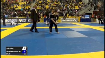 Sean Huang vs Cayden Montgomery Wieczorek Pan Kids Jiu-Jitsu IBJJF Championship