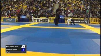 Kaiya Leonora Sigaty vs Lola Danielle Hunt Pan Kids Jiu-Jitsu IBJJF Championship