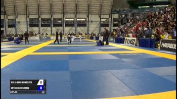 Skyler Ann Gassel vs Malia Lynn Mangaser Pan Kids Jiu-Jitsu IBJJF Championship