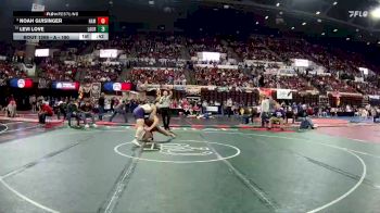 A - 190 lbs Cons. Round 2 - Levi Love, Laurel vs Noah Guisinger, Hamilton