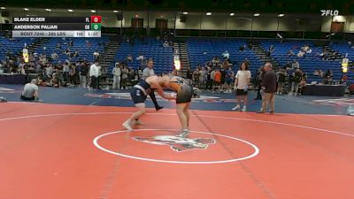 285 lbs Consi Of 16 #2 - Blake Elder, FL vs Anderson Palian, OH