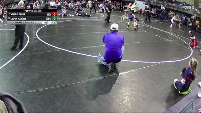 82 lbs Cons. Round 5 - Viola Ishii, HWA vs Leah Allen, Garden County Wrestling Club