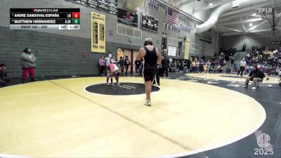 250 lbs Quarterfinal - Andre Sandoval-España, Espana Wrestling vs Matthew Hernandez, Richgrove Warriors