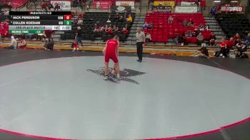 157 lbs 3rd Place Match - Jack Ferguson, University Of Central Missouri vs Cullen Koedam, Grand View