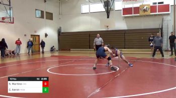 157 lbs Consolation - Sam Martino, Virginia vs Cole Aaron, Franklin & Marshall