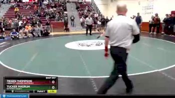 160 lbs 5th Place Match - Tiegen Thompson, Lingle-Ft. Laramie/Southeast vs Tucker Magrum, Natrona County