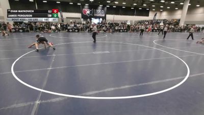 150 lbs 7th Place Match - Evan Matkovich, Illinois vs James Ferguson, The Best Wrestler