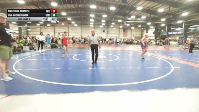 112 lbs Rr Rnd 3 - Ira Dickerson, Team Gotcha Blue - MS vs Michael Menyo, Smittys Barn - MS
