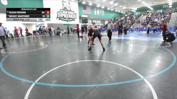 157 lbs Cons. Round 5 - Elijah Brown, Patriot vs Brody Martinez, Palm Desert
