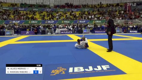 MIGUEL ALVES MORAIS vs CARLOS MARCOS RIBEIRO DA SILVA 2023 Brasileiro Jiu-Jitsu IBJJF