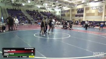 137 lbs Quarterfinal - Sanai Mack, Warren vs Rachel Critz, Marina