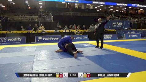 Robert J. Armstrong vs Jessie Marshal Divine-Stump 2026 Pan Jiu Jitsu IBJJF Championship