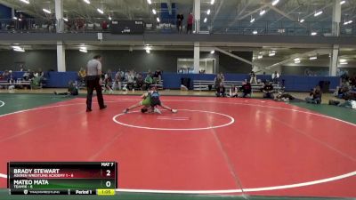 68 lbs Round 2 (16 Team) - Brady Stewart, Askren Wrestling Academy 1 vs Mateo Mata, TEAM16