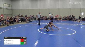 70 lbs Prelims - Donovan Symalla, Team USA vs Hilkyah Sampson, Team Techfall