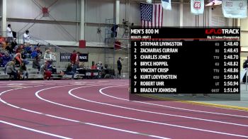 Strymar Livingston executed the perfect race to win the Big 12 800m title
