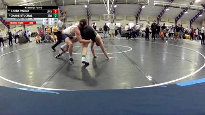 197 lbs 7th Place Match - Juuso Young, John Carroll vs Chase Stuchal, St. Vincent