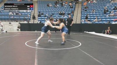 207 lbs 3rd Place Match - Mckenzie Mills, Missouri Baptist University vs Abigail Fonseca, Texas Wesleyan