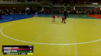 68 lbs Cons. Semi - Harrison Larson, Worthington vs Brennen Buker, Hutchinson