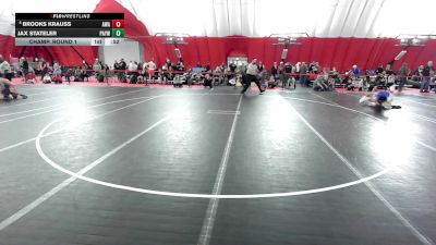 14U Boys - 126 lbs Champ. Round 1 - Jax Stateler, Pec-Argyle Youth Wrestling vs Brooks Krauss, Askren Wrestling Academy