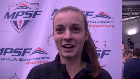 Dani Jones after stellar anchor leg on Colorado's DMR