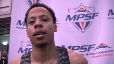 Marcus Chambers after winning MPSF 400m, talks big goals in senior year