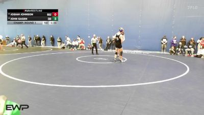 165 lbs Champ. Round 1 - John Gagen, Shawnee Mission East vs Josiah Johnson, Maize