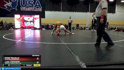 157 lbs Semifinal - Zyon Trujillo, Gold Rush Wrestling vs Luke Swanson, Pinnacle Wrestling Club