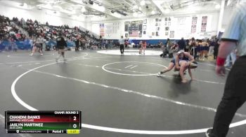 145 lbs Champ. Round 2 - Jaslyn Martinez, Alta Loma vs Chandni Banks, Harvard Westlake